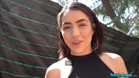 Latina Touristin gurgelt dicke Latte dann fullface finale