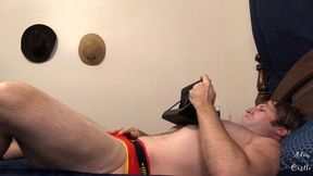 stud jerks off 2 porn in jockstrap