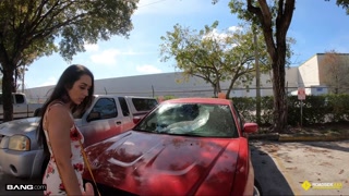 Roadside - Latina Fucks Her Car Mechanics Dick For A Favor