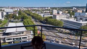 Squirting in the 15th floor