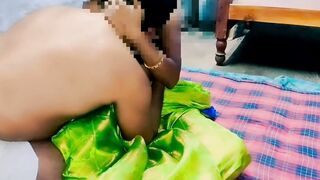 Sex with desi ex-wife inside green sari