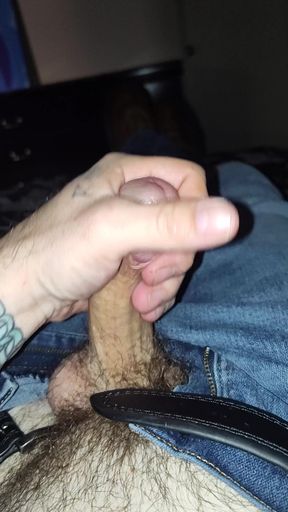 Just a bit of precum and first time vid