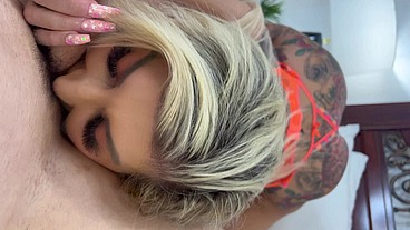 3 minute BJ video from a Real MILF