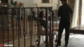 newsensations - jade maris maledom submissive vibes caged slave porn video