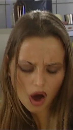 Two Fantastic Sexy MILFs Fucked and Cummed on Huge Tits and in Mouth by Two Cocks