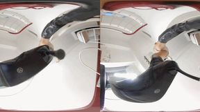 3DVR180 MARTINA shoes - POV trampling on human-shaped carpet