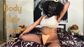 Body Hair Tour 3: Hairy Ebony 4K