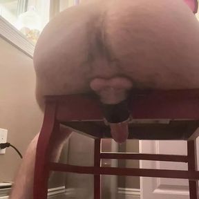 Humping Fleshlight till I Cum on Chair