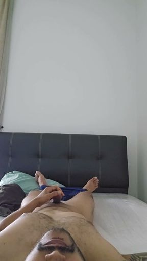 Super cumshot around friends   Clip 1