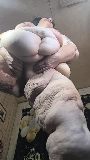 Granny's Stripping Squirtin Dripping