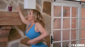 Milfy Curvy Fit Mom Richelle Sucks His Eager Young Cock Dry