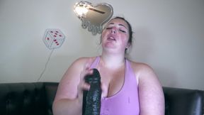 Big Black Cock Worship with Blowjob, Titjob, and Handjob