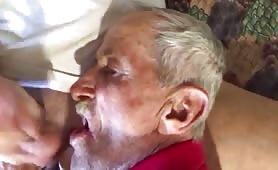 Grandpa paid a young straight guy for a blowjob