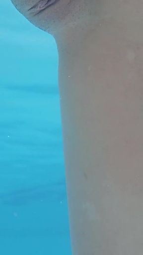Naughty Brazilian Babe Chilling in the Pool