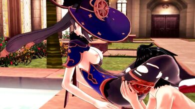 MONA COWGIRL AND DOGGYSTYLE GENSHIN IMPACT (3D HENTAI)