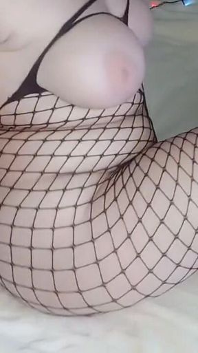 Curvy Body Fishnet Bodystockings