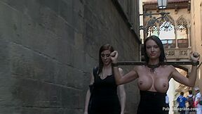 Pet Franceska Jaimes Is Publicly Caned And Fucked