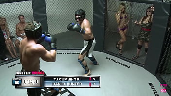 Daniel firmly holds Lexis big tits as she fucks in a cowgirl position