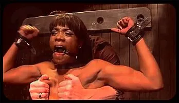 Intense Bondage Play with Ana Foxxx and The Pope: Whipping & Vibrating Action