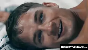 Des Ires Deepthroats Brandons Huge Cock to Keep His Apartment – Hot Gay Scene