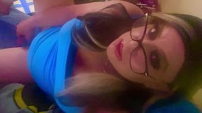 CD Krissy Sweets stroking her she cock