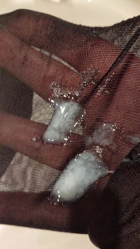 Cum on sexy sheer socks
