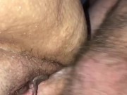 Slutty step sister takes a creampie