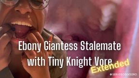 Ebony Giantess Stalemate with Tiny Knight Vore EXTENDED - Royal Ro ebony giantess mouth fetish roleplay hd mp4 1080p