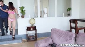 Sugar daddy Kyle Mason cannot stop drilling the eager pussy of slutty asian Eva Yi and Jade Luv