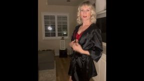 Hot Trans Milf Strip Tease