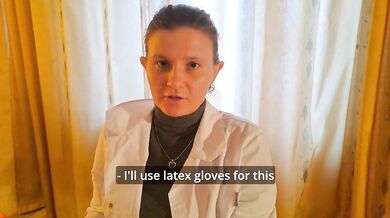 Young russian doctor gave me a blowjob at the appointment! (ASMR POV)