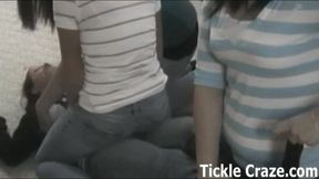 Lets see who can take the most tickling