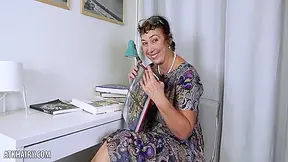 Esmeralda Strips Out Of Her Dress To Finger Her Hairy Pussy