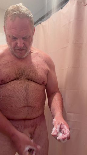 Shower Stroking Gay