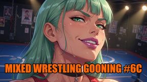 Mixed Wrestling Gooning #6C: Queen's Crushing Mat Goon Trance (Animated, Music)