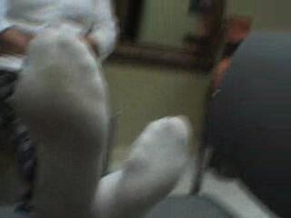2 Mature Hispanic's Feet !