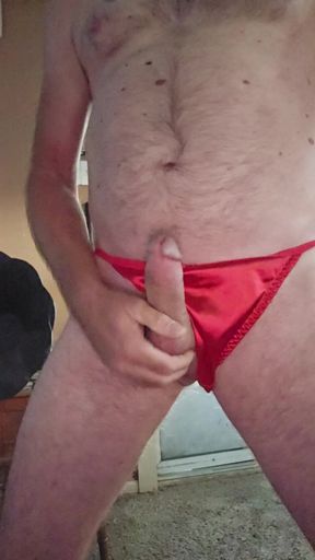 Enjoying Some Playtime in My Red Panties