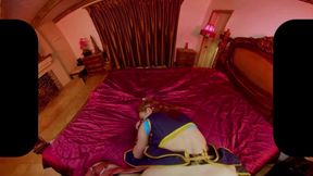 Lacy Lennon rides and sucks in VR game parody