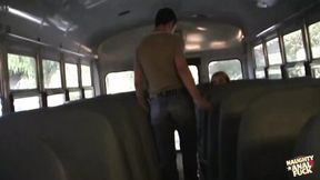 Sad Babe Gets Railed by Bus Driver's Massive Cock&#x1F32D; and Loves Every Second
