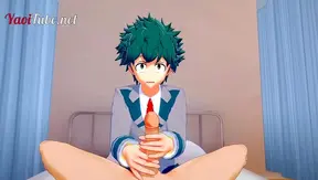 Deku x Bakugo Heat Up After Battle — Steamy Yaoi Moment in Infirmary – 18+