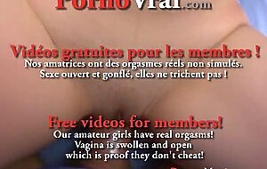 Virgin teen first time on camera!! french amateur