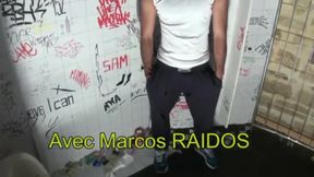 Latino muscle fucked in public toilets by Jordan Fox