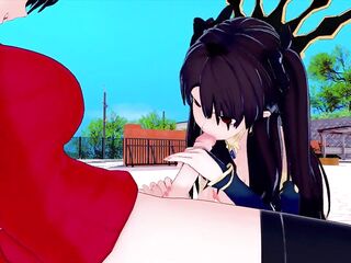 SHEMALE HENTAI FATE RIN TOHSAKA X ISHTAR (CG ANIME)