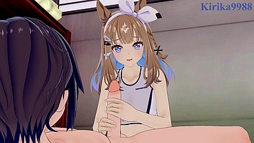 Almond Eye plays hard with my penis. - Uma Musume Pretty Derby Hentai