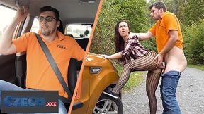 Delicious Kristof and Kristy's police chase sex