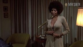 Just feel great with appetizing vintage lady Pam Grier flashing boobies