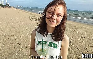 Brokensluts, hiyouth cutie makes him cum three times