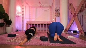 Big Booty Sweaty Yoga Femdoms Ft Goddess Emmeline