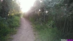 Risky public sex with big ass Latina GF