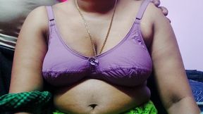 Desi Stepaunty Sex with Husband's Stepbrother